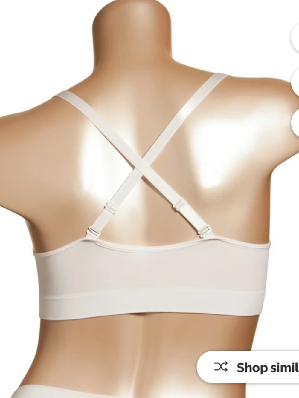 New! Dream By Genie Padded Bras, Comfort Seamless Wirefree Bra in Nude, XL/1X - Picture 5 of 10